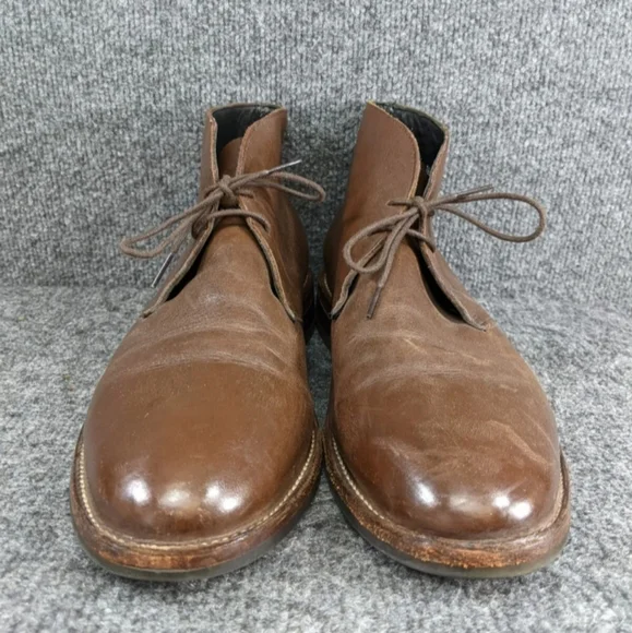 Thursday Boot Company Everyday Mens Brown Leather Ankle Chukka Boots USA - Picture 6 of 12